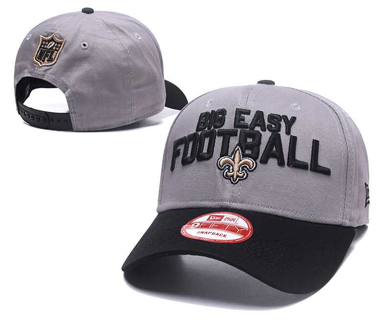 Saints Big Easy Football Gray Peaked Adjustable Hat GS,We sell and wholesale Saints Big Easy Football Gray Peaked Adjustable Hat GS on line form chian!
